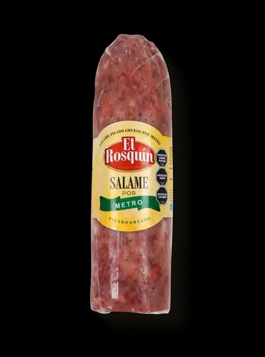 Salame Tipo Metro en Trozo - Picado Grueso - Envasado al Vacío