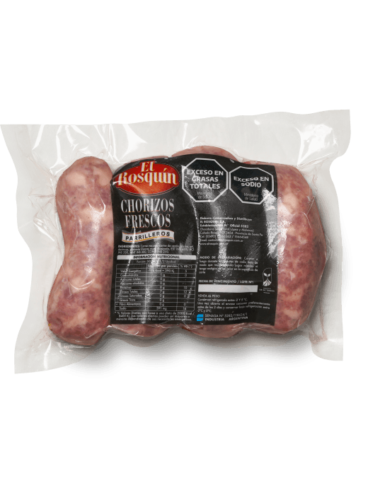 Chorizos Frescos Parrilleros - Envasado al Vacío